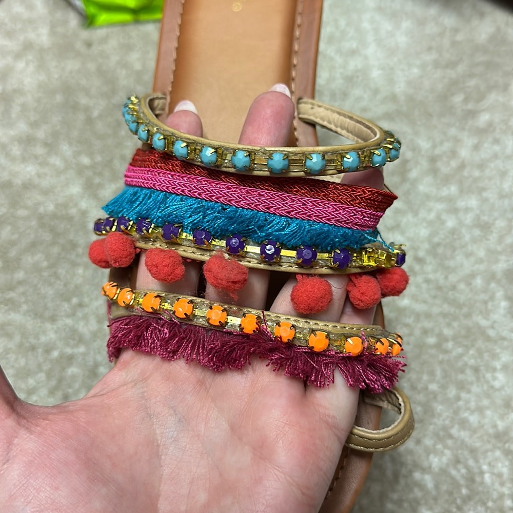 Multicolored sandals - Picture 2 of 8